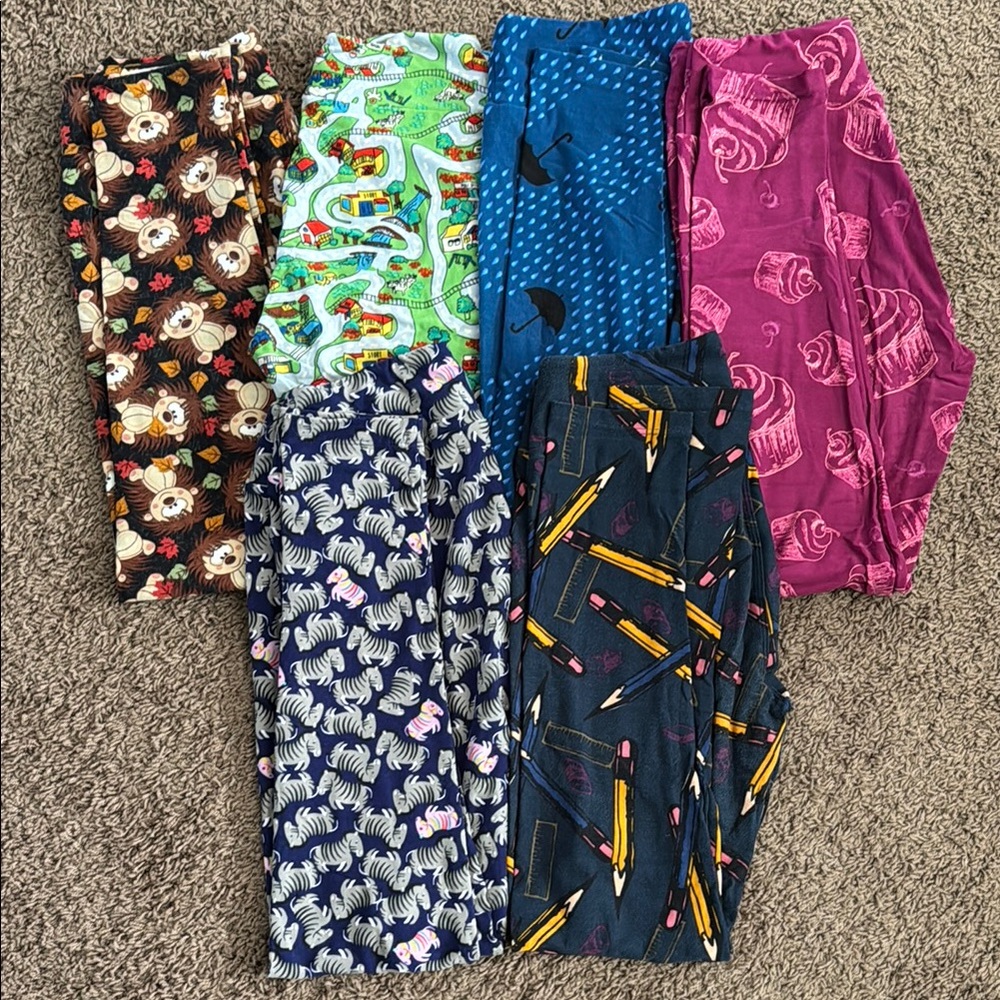 Teacher Patterned Leggings Set